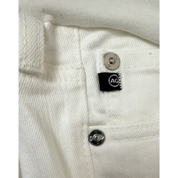 Adriano Goldschmied A Pea in the Pod Maternity White Malibu Crop Pant Sz 30 - Picture 2 of 9